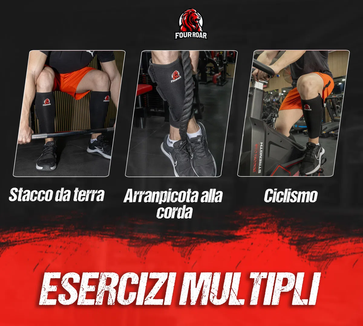 Parastinchi CrossFit in Neoprene da 7 mm | Paratibie Traspiranti Facili da Indossare e Togliere | Protezioni per Stinchi per Stacchi da Terra, Powerlifting