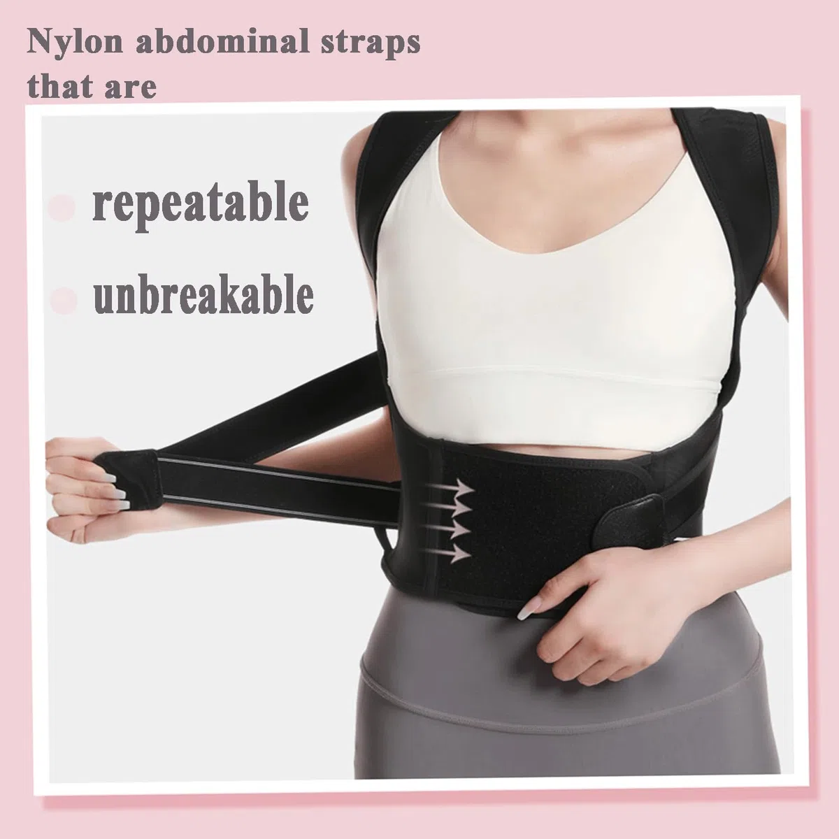 HYJO Correttore Postura Fascia Lombare Supporto Schiena Uomo Donna, Regolabile Tutore Dritta Busto Sollievo dal Aolore Collo, Schiena e alle Spalle(XL)