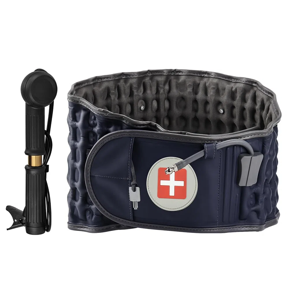 Fascia Lombare Supporto Schiena，Cintura Lombare，Fascia Per La Schiena，Dispositivo di trazione, gonfiabile, per alleviare i dolori muscolari e prevenire le lesioni, per la correzione della postura.
