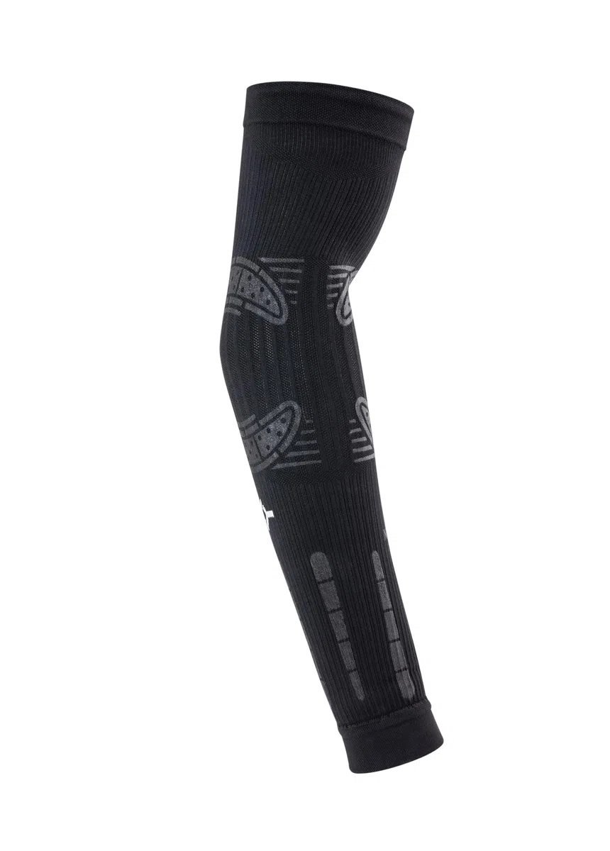 FLOKY No Strain 2pz manicotto sport biomeccanico. Tennis, padel, basket. Riduce le vibrazioni, sostiene gomito e avambraccio. Manicotto a compressione, stabilizza tendini e muscoli