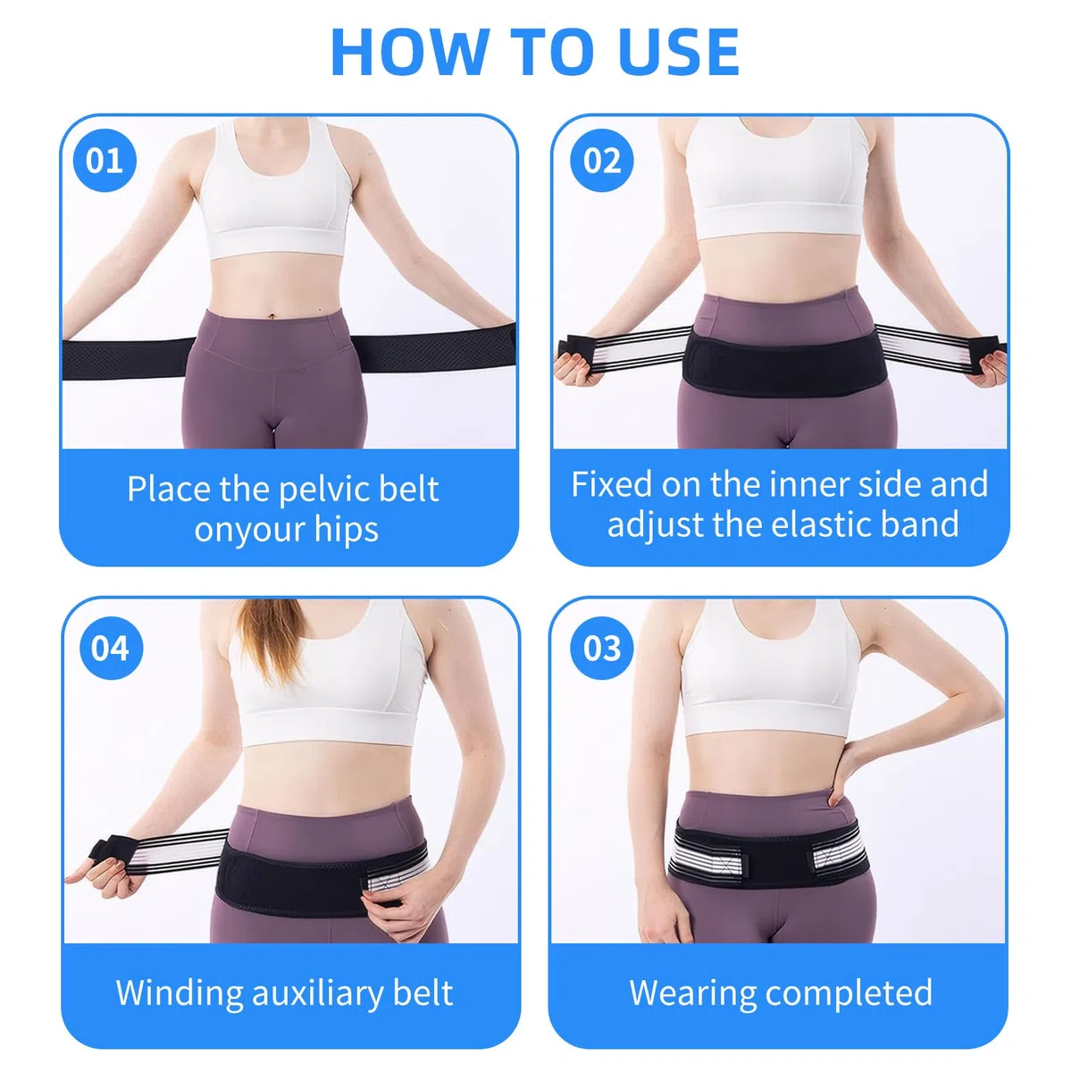 Fascia Lombare Supporto Schiena con Magneti, Cintura Sacroiliaca per Alleviare il mal di Schiena Regolabile Supporto Sciatica per l'anca per Uomo Donna Sollievo dal Dolore Sciatico Lombare e Pelvico