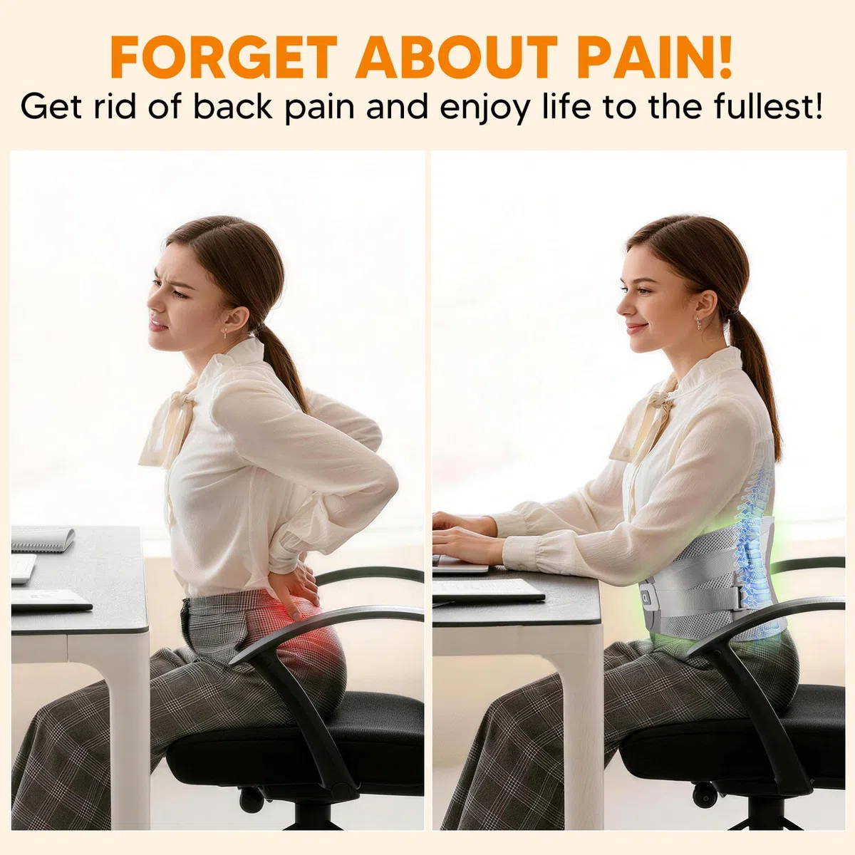 arboleaf Fascia Lombare Supporto con Riscaldante & Stecche Rimovibili, Busto Ortopedico Lombare, Fascia Elastica Lombare per Uomo e Donna, Supporto Ergonomico, Confortevole e Traspirante - XL