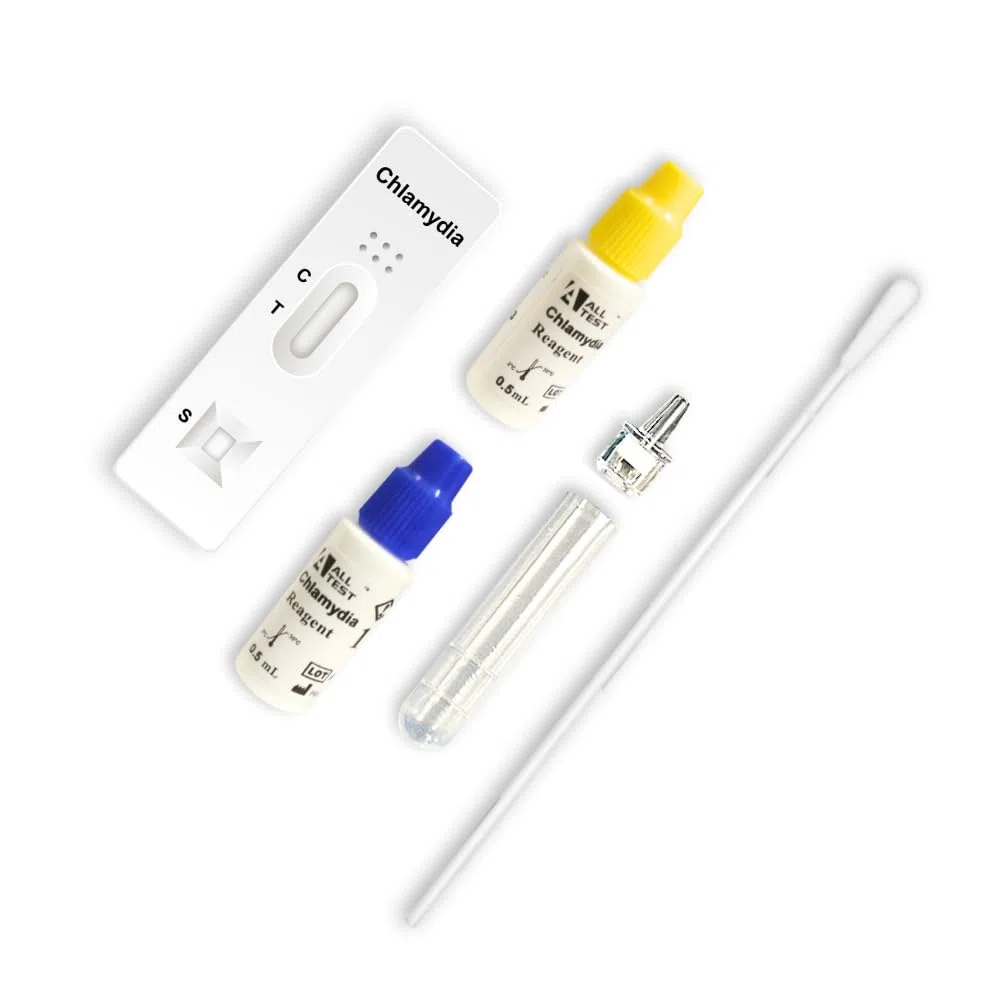2 ALLTEST Test rapido per clamidia, gonorrea e sifilide uomo e donna | Rilevamento in urina, tampone uretrale e cervicale | Risultato veloce e affidabile