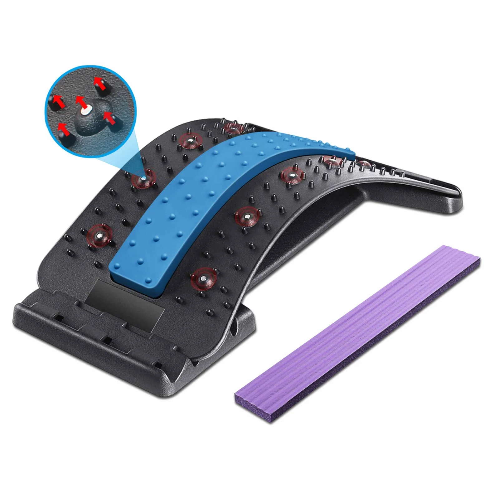 Supporto Lombare Regolabile Multi-livello,Dispositivo per Distendere la Schiena,Correttore per la Schiena con Magnete per Ernia del Disco, Sciatica e Scoliosi