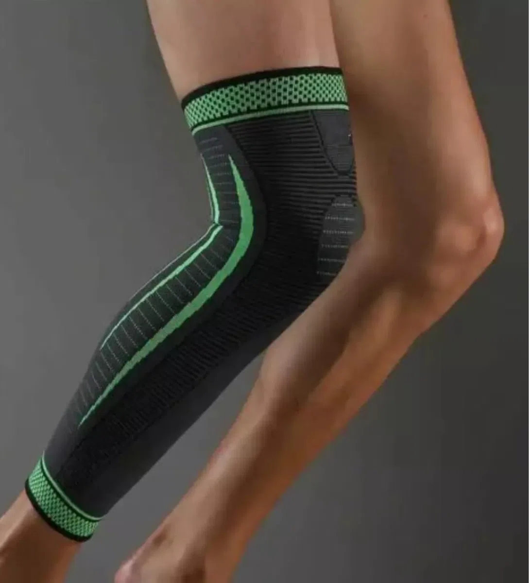 Generico Fascia elastica compressione gamba manica manica lunga gamba sport ciclismo maniche for coscia, ginocchio, polpaccio for uomo donna, bici, basket Manicotto A Compressione Per Polpacci