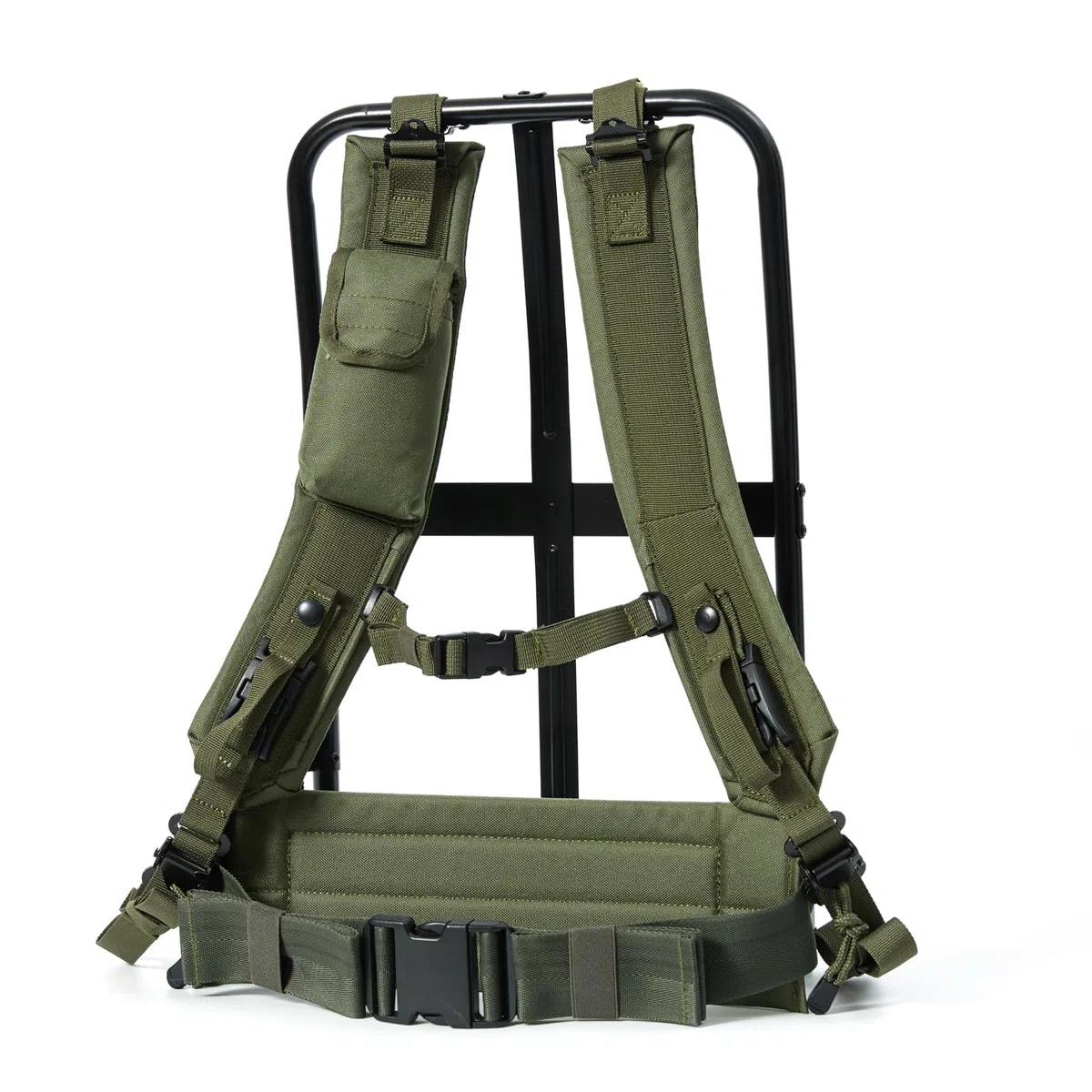 MT Alice, Telaio Militare con Imbottitura per reni e Cintura in Vita, Telaio Alice 1.0, Verde Oliva