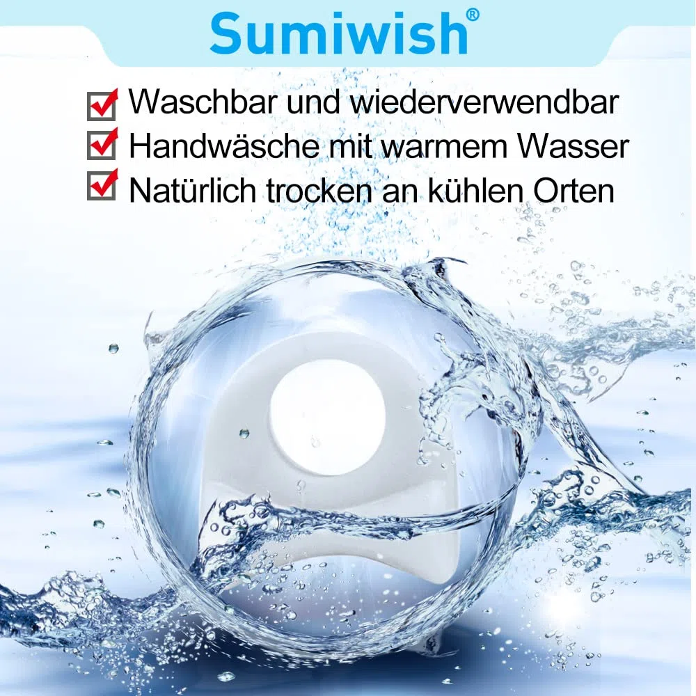 Sumiwish [10x] Separatore Dita Piede, Alluce Valgo Correttore, Gel Separatore Dita per Alluce Valgo, Punta Sovrapposta, Bambino - Trasparente