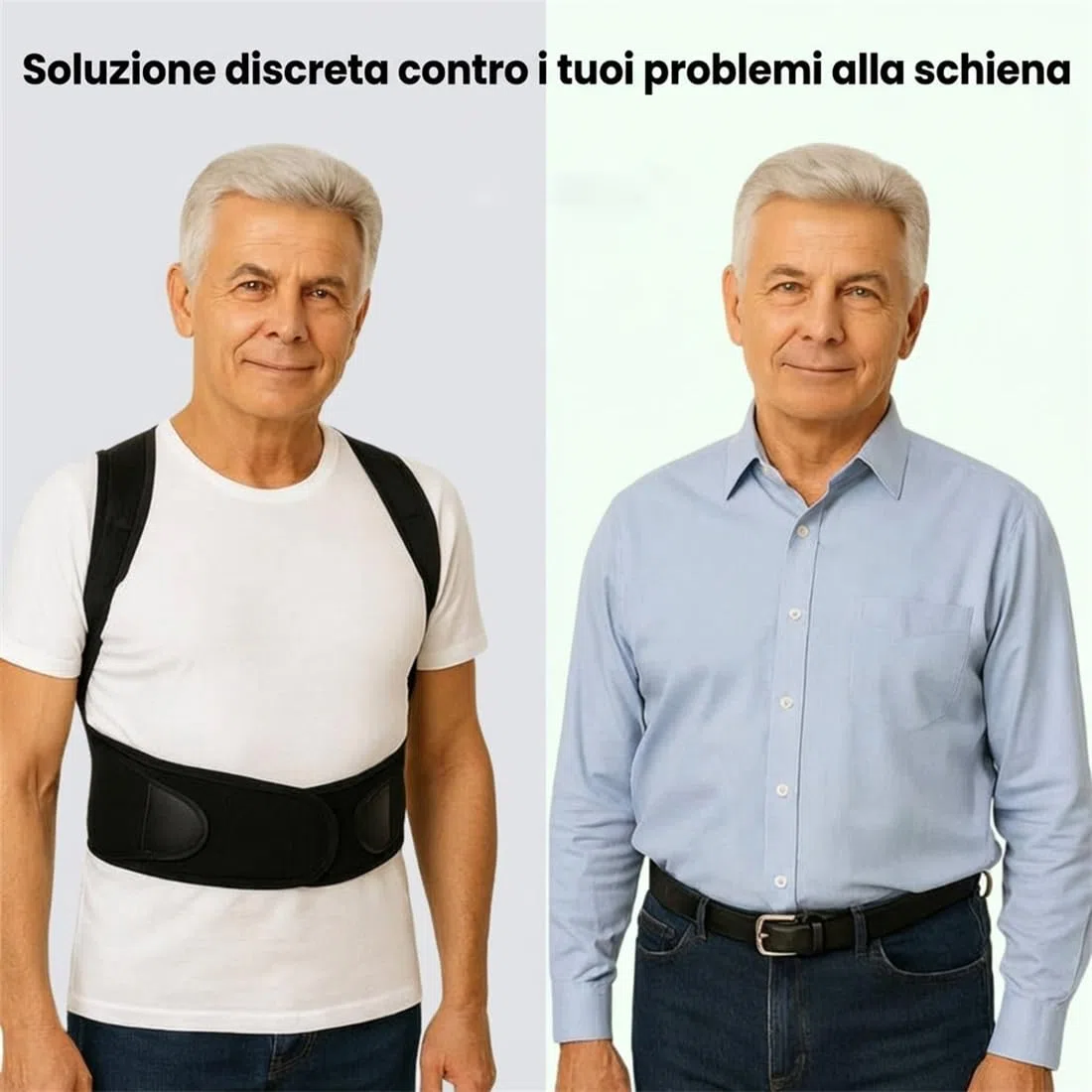 Correttore Postura Uomo Donna – Supporto Schiena Regolabile per Spalle Curve e Dolore Cervicale, Leggero e Invisibile – Ideale per Ufficio, Guida, Casa – Per Adulti e Lavoratori Sedentari