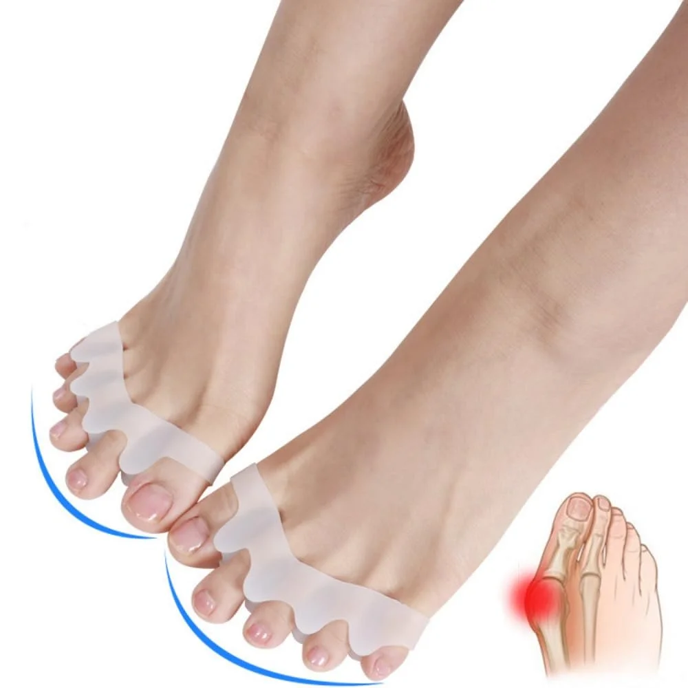 MEIION distanfix alluce valgo,per Uomini e Donne, Morbido Supporto,materiale in silicone,Comfort,Indicato per l'alluce valgo