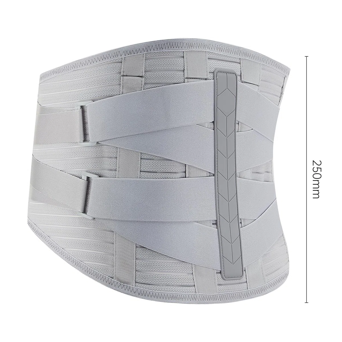 Busto Ortopedico Lombare, Fascia Lombare Supporto con 6 Stecche Metalliche+1 Silicone con 3D Massaggiante e Tessuto Traspirante, Cintura Lombare per Sport/Lavoro Uomo/Donna -L