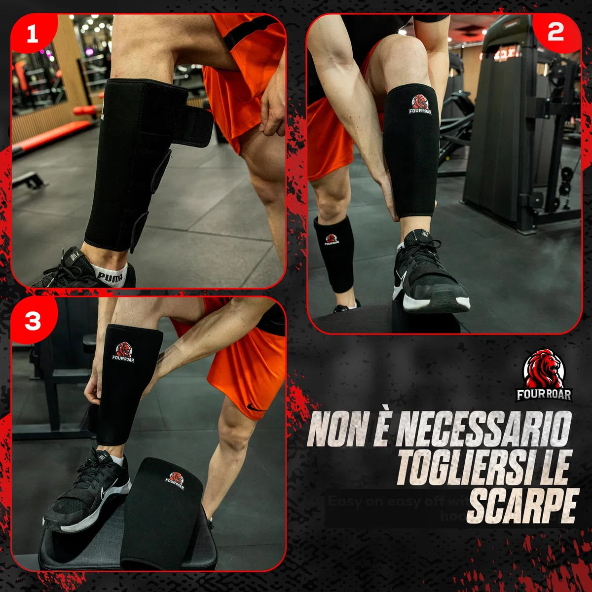 Parastinchi CrossFit in Neoprene da 7 mm | Paratibie Traspiranti Facili da Indossare e Togliere | Protezioni per Stinchi per Stacchi da Terra, Powerlifting