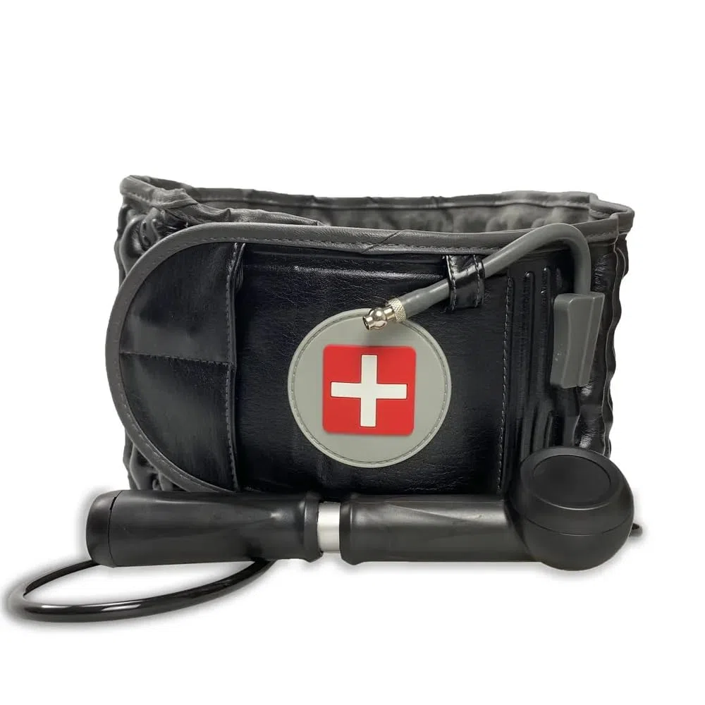 NEWFUN Fascia Lombare Supporto Schiena，Cintura Lombare，Fascia Per La Schiena，Supporto gonfiabile alla schiena, gonfiabile, per alleviare i dolori muscolari e prevenire, per la correzione della postura