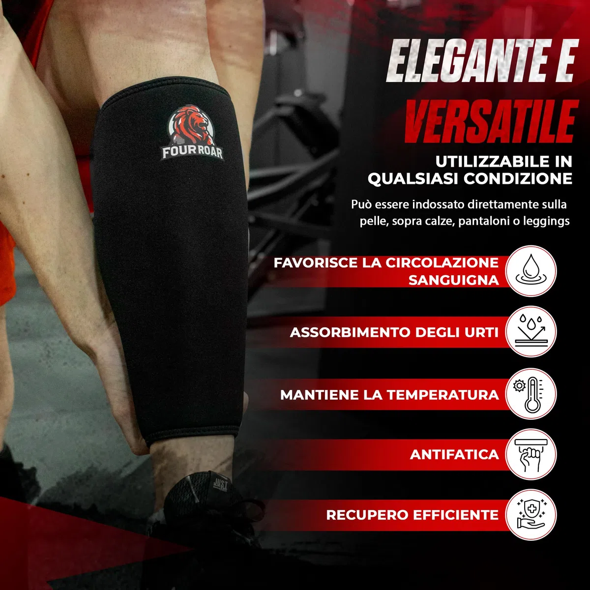 Parastinchi CrossFit in Neoprene da 7 mm | Paratibie Traspiranti Facili da Indossare e Togliere | Protezioni per Stinchi per Stacchi da Terra, Powerlifting