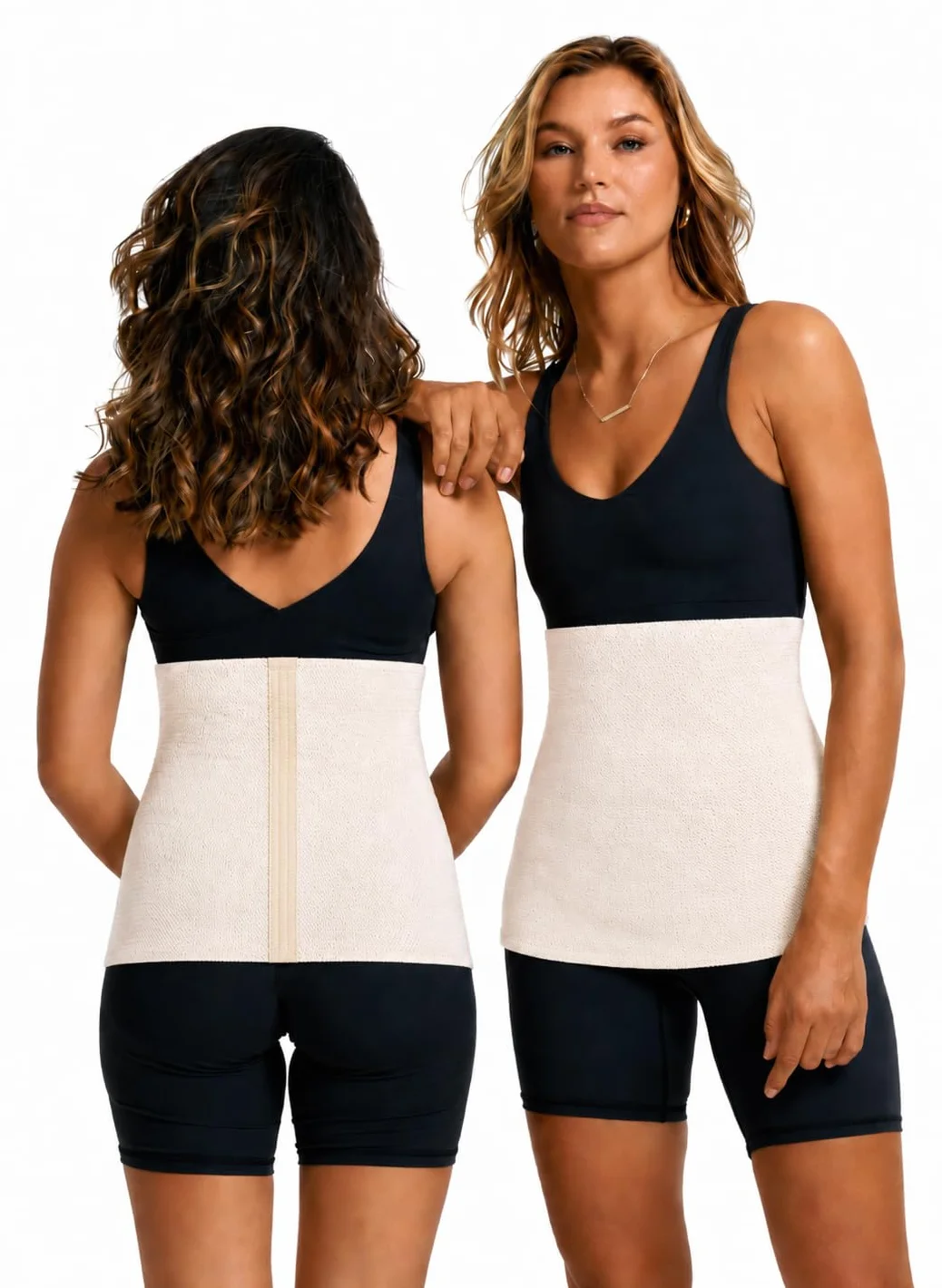 Fascia Termica per Schiena e Reni, con Lana Merino, Angora e Cotone, Cintura Elastica Scaldareni per Donna e Uomo, Scaldaschiena Termico per Zona Lombare (Medium)