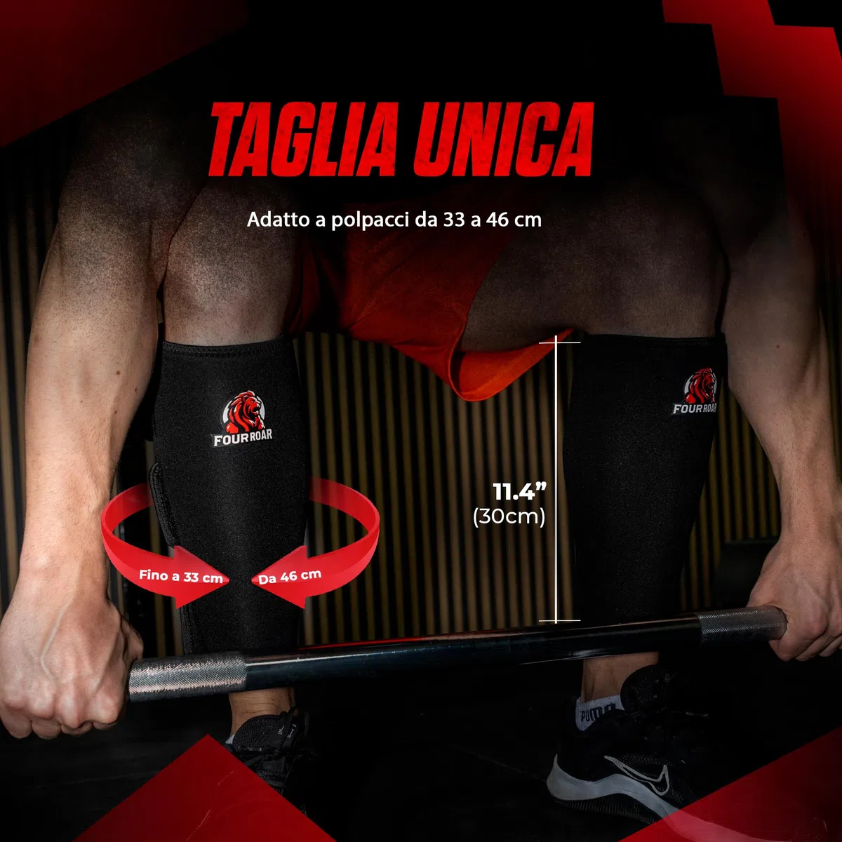 Parastinchi CrossFit in Neoprene da 7 mm | Paratibie Traspiranti Facili da Indossare e Togliere | Protezioni per Stinchi per Stacchi da Terra, Powerlifting