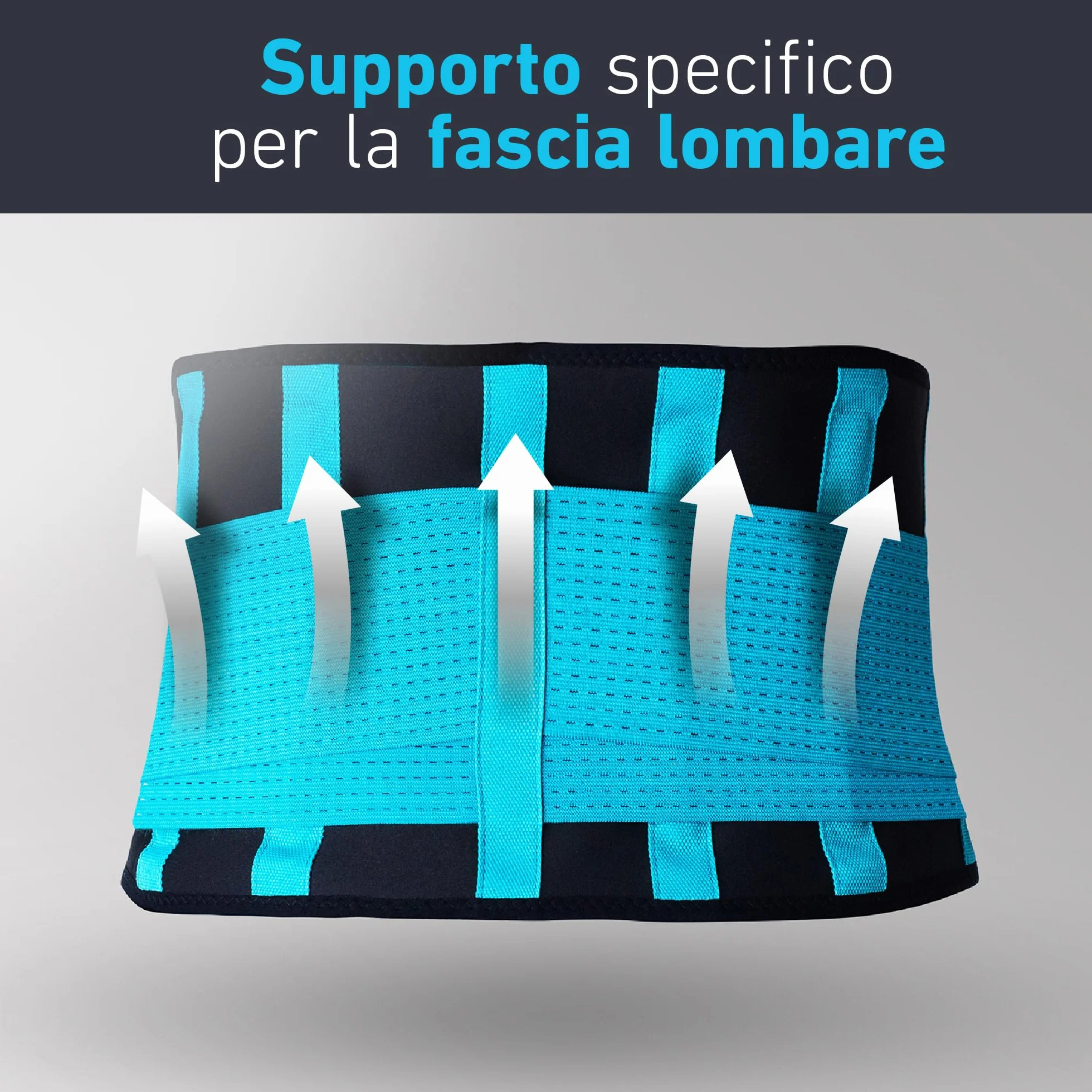 Clever Yellow Fascia lombare adatta a donne e uomini - Supporto terapeutico per la zona lombare - L'unico tutore certificato per il sollievo dal dolore lombare e la prevenzione degli infortuni - Large