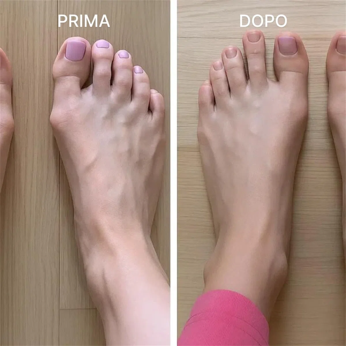 Generico Ortolex Valgux Tutore Correttore dell'Alluce Valgo (Hallux Valgus) 1 Paio di Stecche Correttive per Dita dei Piedi, Separatori Regolabili Unisex, Protezioni per Alluce e Dita