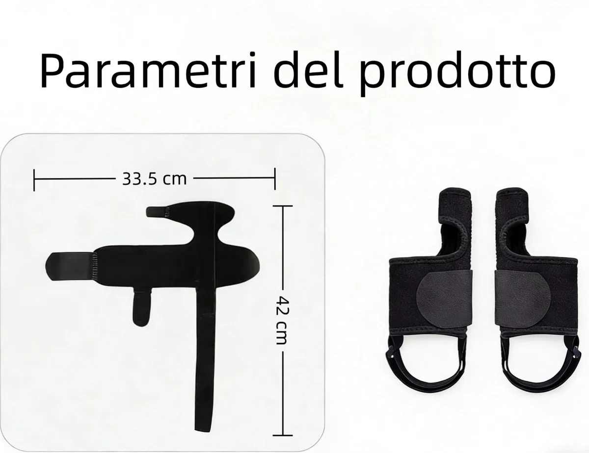 Ortolex Valgux Tutore | Correttore dell’alluce valgo (Hallux Valgus) 1 paio di stecche correttive per dita dei piedi, separatori regolabili unisex, protezioni per alluce e dita