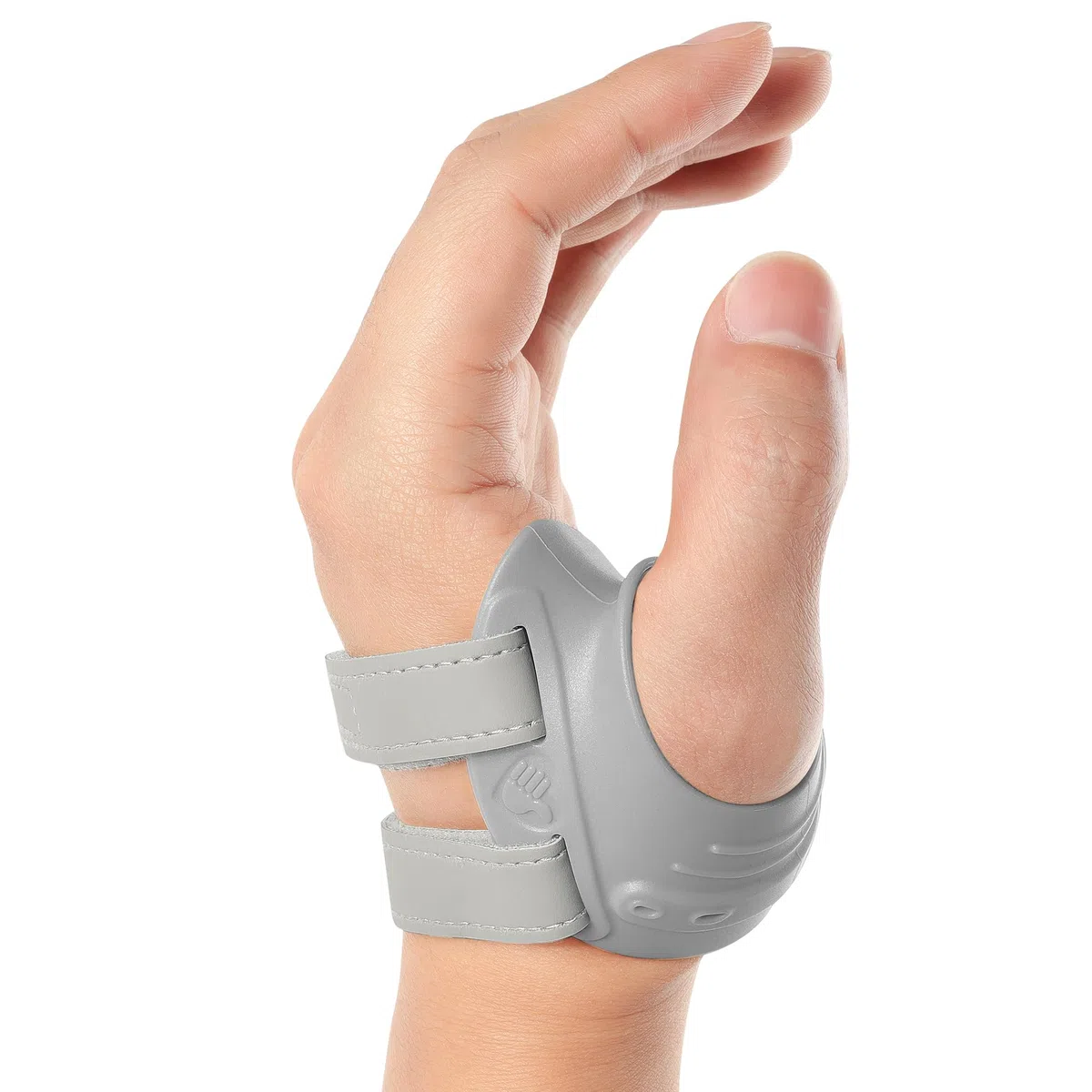 FORTEMOTUS Tutore per Pollice Sinistro, Ortesi Ortho CMC con Stecca, Stabilizza Base del Pollice, Allevia il Dolore Caso di Osteoartrite e Artrite dell'articolazione Della Sella(Grigio, M, 18-23 cm)
