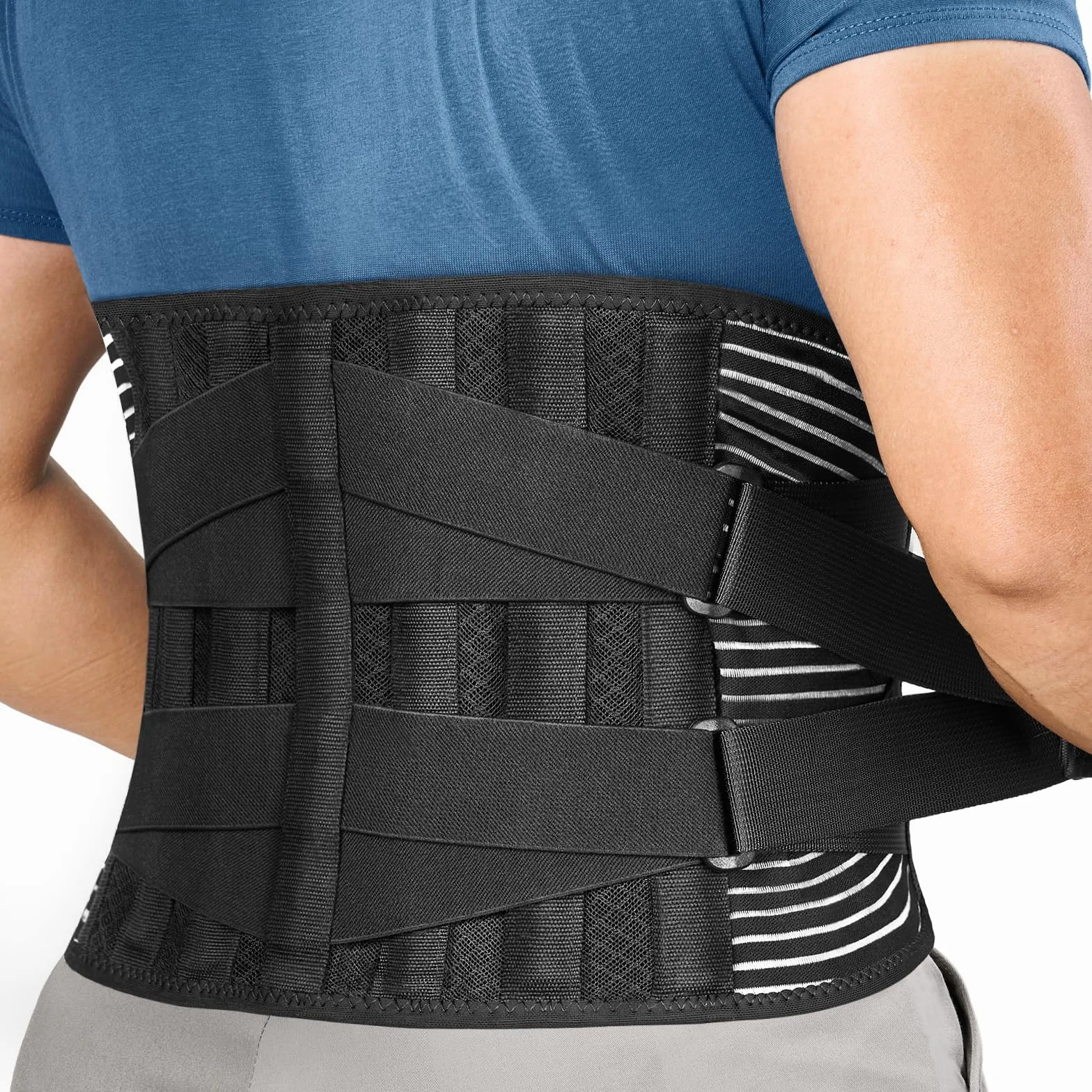 FREETOO Fascia Lombare Posturale, Regolazione della Fascia Schiena per Uomini e Donne, Posturale Cintura Lombare Utilizzare per Sport