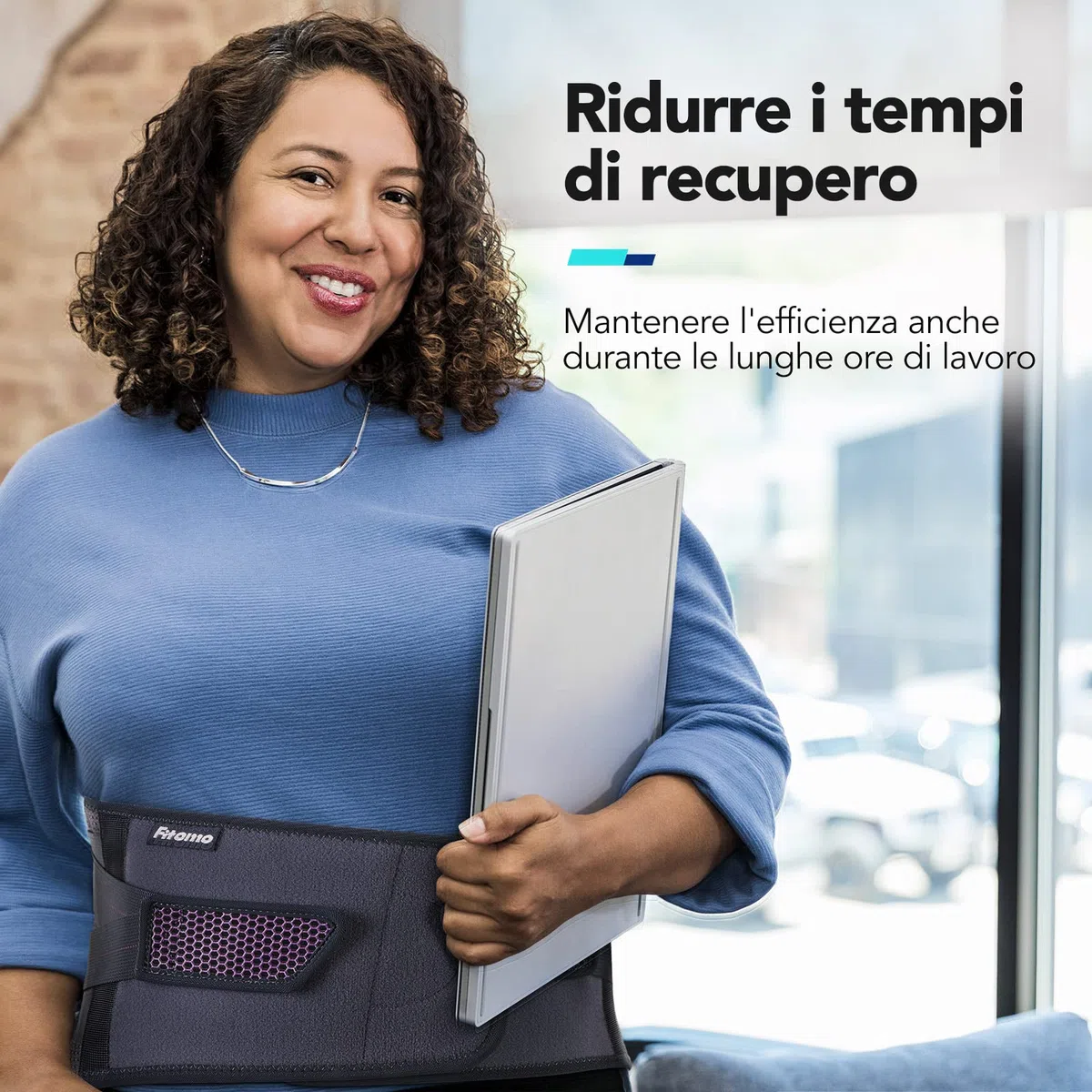 Fitomo Fascia Lombare Supporto Schiena per Donne, Busto Ortopedico Lombare per il dolore da Sciatica, Ernia del disco, Stenosi spinale, Fascia Elastica Lombare Regolabile