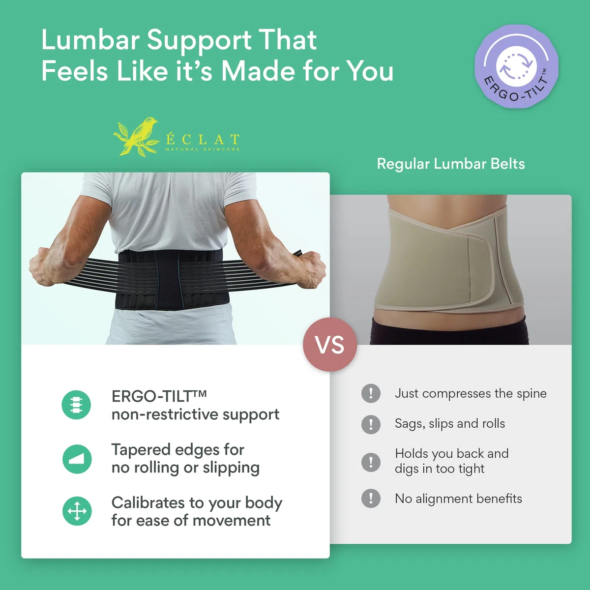 Cintura di supporto per la schiena per uomini e donne, brevettata, doppia fascia regolabile per sciatica/schiena/ernia del disco/scoliosi, sollievo dal dolore, supporto lombare, certificata CertiPUR