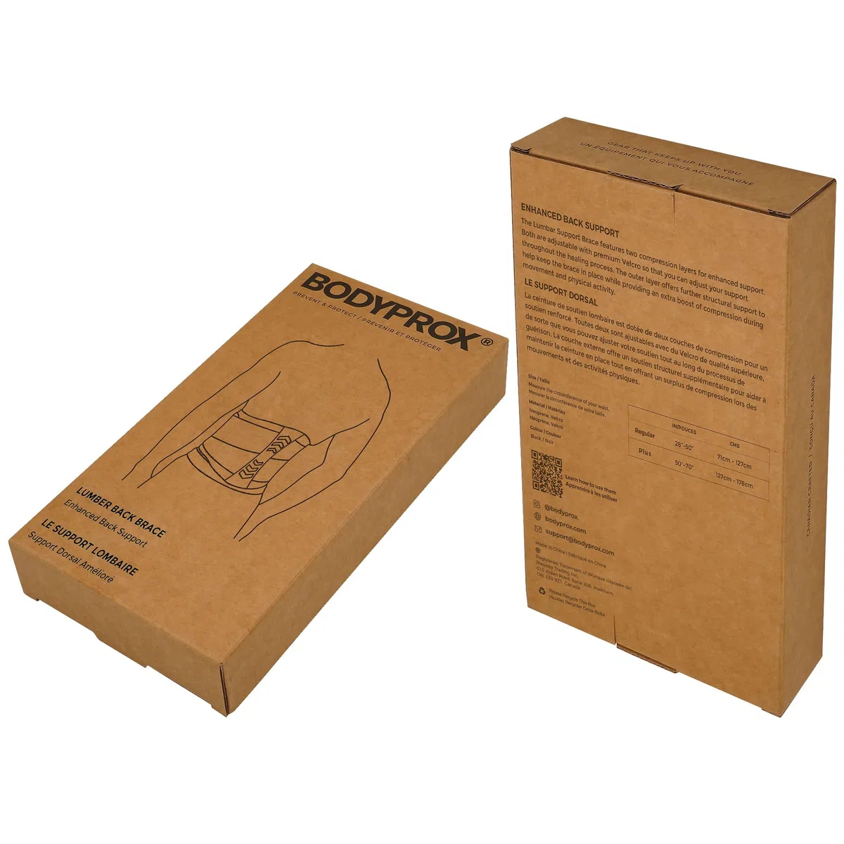 Supporto lombare per la schiena per uomini e donne (misura plus 127-177,8 cm)
