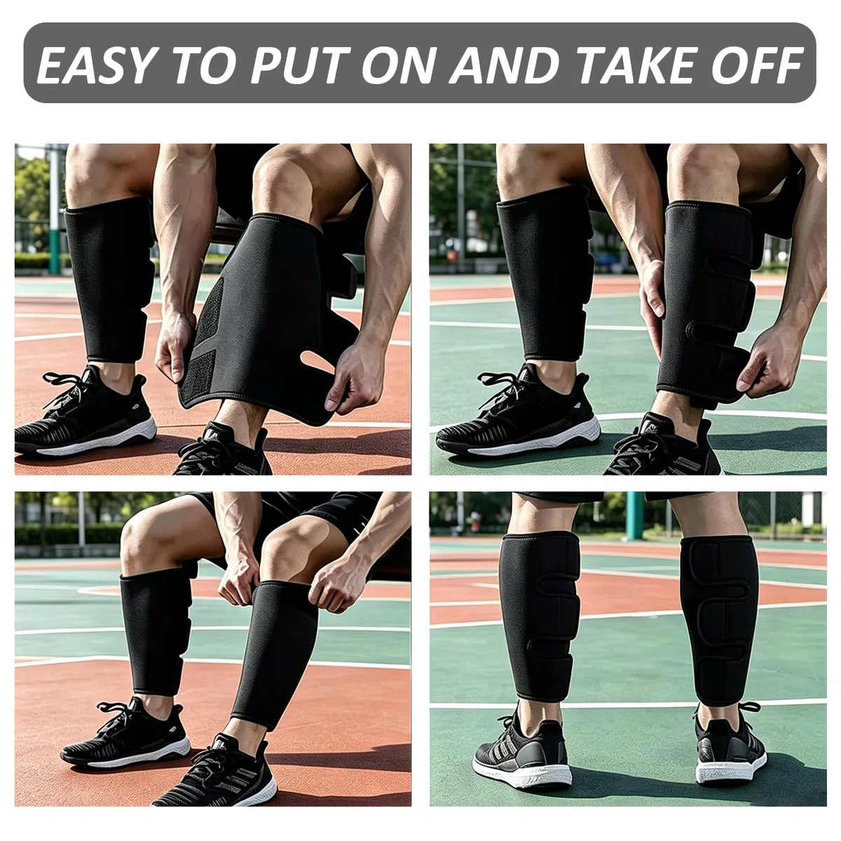 MEISO Supporto per Polpacci, Polpaccera Compressione, Fasce a Compressione per Polpaccio, Gambaletti Compressione Regolabile, per Sport, Calcio, Corsa, Ciclismo, Circolazione Gambe, Vene Varicose