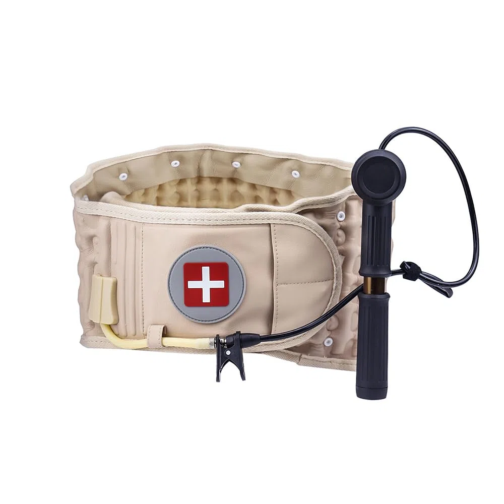 NEWFUN Fascia Lombare Supporto Schiena，Cintura Lombare，Fascia Per La Schiena，Supporto gonfiabile alla schiena, gonfiabile, per alleviare i dolori muscolari e prevenire, per la correzione della postura