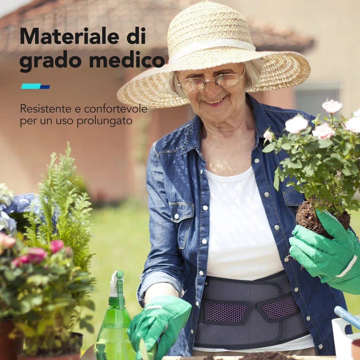 Fitomo Fascia Lombare Supporto Schiena per Donne, Busto Ortopedico Lombare per il dolore da Sciatica, Ernia del disco, Stenosi spinale, Fascia Elastica Lombare Regolabile