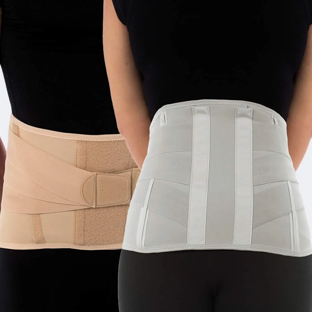 TIELLE CAMP - Modello 2132 Elcross light corsetto semirigido lombosacrale con rinforzi paravertebrali e tiranti pelvici - Medium